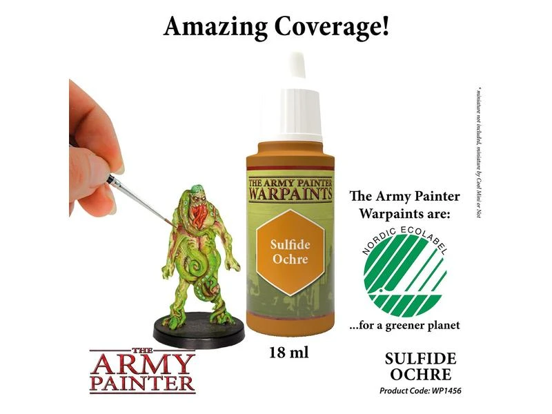 The Army Painter Farbe Warpaints: Sulfide Ochre 18 ml 4 The Army Painter Farbe Warpaints: Sulfide Ochre 18 ml – Bild 2