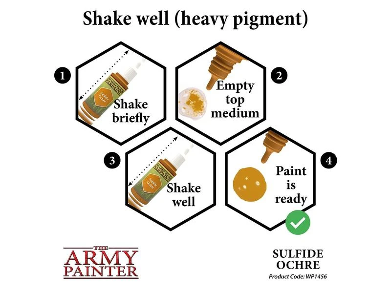 The Army Painter Farbe Warpaints: Sulfide Ochre 18 ml 6 The Army Painter Farbe Warpaints: Sulfide Ochre 18 ml – Bild 4