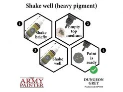 The Army Painter Farbe Warpaints: Dungeon Grey 18 ml -Pen and Paper Verkäufe 223048020 xxl