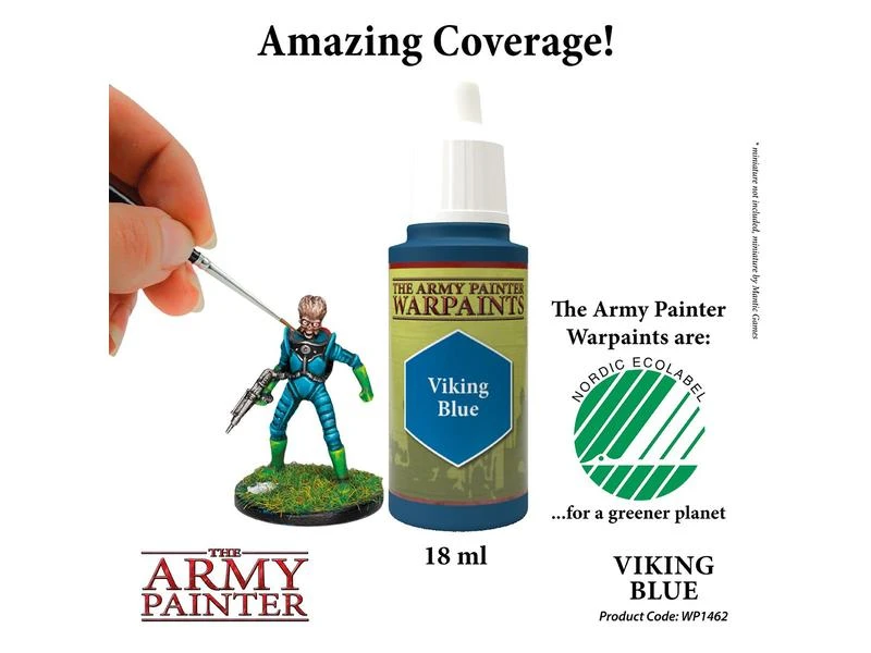 The Army Painter Farbe Warpaints: Viking Blue 18 ml 4 The Army Painter Farbe Warpaints: Viking Blue 18 ml – Bild 2