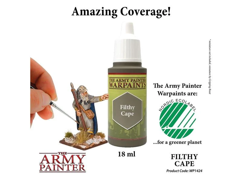 The Army Painter Farbe Warpaints: Filthy Cape 18 ml 4 The Army Painter Farbe Warpaints: Filthy Cape 18 ml – Bild 2