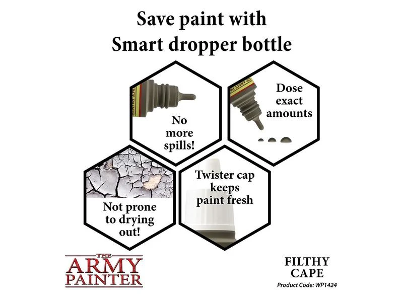 The Army Painter Farbe Warpaints: Filthy Cape 18 ml 5 The Army Painter Farbe Warpaints: Filthy Cape 18 ml – Bild 3