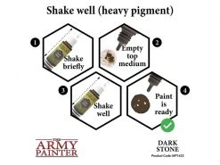 The Army Painter Farbe Warpaints: Dark Stone 18 ml -Pen and Paper Verkäufe 223048139 xxl