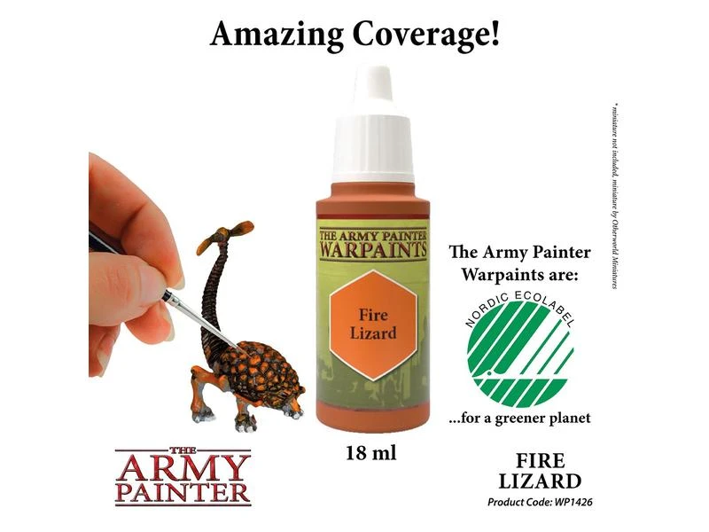 The Army Painter Farbe Warpaints: Fire Lizard 18 ml 4 The Army Painter Farbe Warpaints: Fire Lizard 18 ml – Bild 2