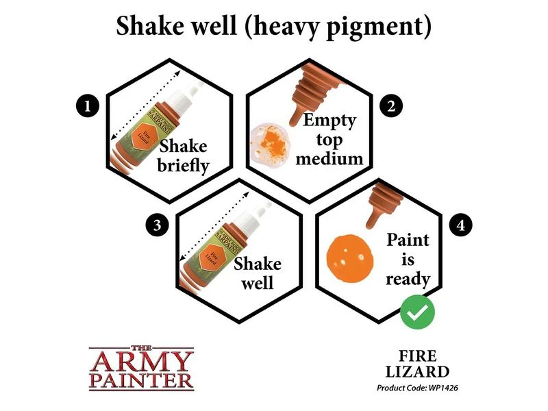 The Army Painter Farbe Warpaints: Fire Lizard 18 ml 6 The Army Painter Farbe Warpaints: Fire Lizard 18 ml – Bild 4