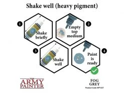 The Army Painter Farbe Warpaints: Fog Grey 18 ml -Pen and Paper Verkäufe 223048180 xxl