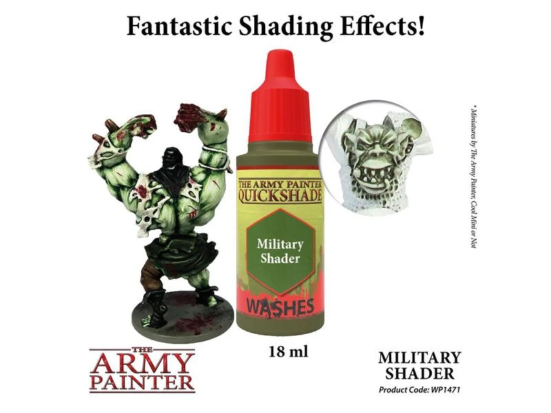 The Army Painter Wash Quickshade: Military Shader 18 ml 4 The Army Painter Wash Quickshade: Military Shader 18 ml – Bild 2