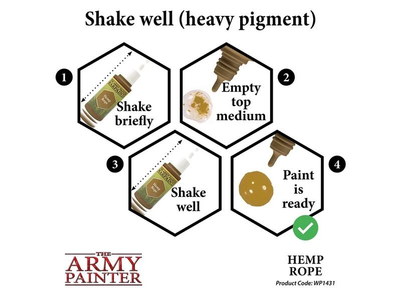 The Army Painter Farbe Warpaints: Hemp Rope 18 ml 6 The Army Painter Farbe Warpaints: Hemp Rope 18 ml – Bild 4