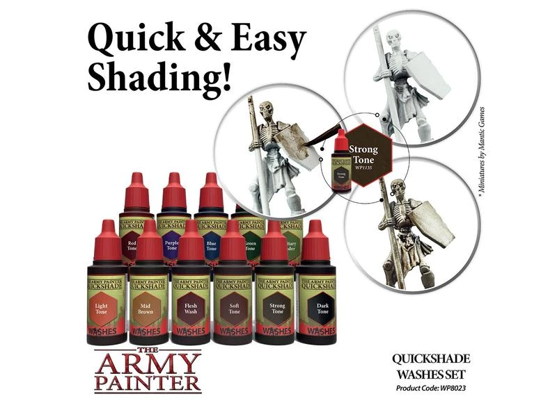 The Army Painter Farbenset Warpaints Washes: Paint Set 4 The Army Painter Farbenset Warpaints Washes: Paint Set – Bild 2