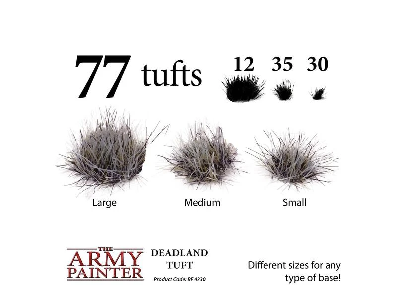 The Army Painter Basing Deadland Tuft 77 Stk. in 3 Grössen 4 The Army Painter Basing Deadland Tuft 77 Stk. in 3 Grössen – Bild 2