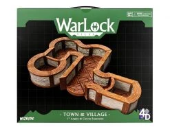 WizKids Gelände WarLock Tiles Town, Village Angles, Curves
