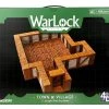 WizKids Gelände WarLock Tiles Town, Village Straight Walls -Pen and Paper Verkäufe 223530293 xxl
