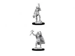 WizKids Miniaturen-Set D&D Female Human Barbarian 2 Stk.