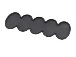 Tabletop Art Movement Tray Rounded Edge 60 mm Oval 5 s Bar – Schwarz