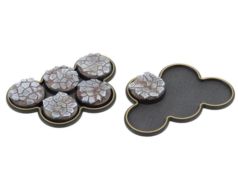 Tabletop Art Movement Tray Rounded Edge 32 mm 5 s Cloud – Gold 2 Stk. 4 Tabletop Art Movement Tray Rounded Edge 32 mm 5 s Cloud – Gold 2 Stk. – Bild 2