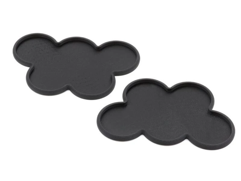 Tabletop Art Movement Tray Rounded Edge 32 mm 5 s Cloud – Schwarz 2 Stk. 3 Tabletop Art Movement Tray Rounded Edge 32 mm 5 s Cloud – Schwarz 2 Stk.
