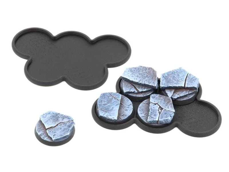 Tabletop Art Movement Tray Rounded Edge 32 mm 5 s Cloud – Schwarz 2 Stk. 4 Tabletop Art Movement Tray Rounded Edge 32 mm 5 s Cloud – Schwarz 2 Stk. – Bild 2