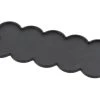 Tabletop Art Movement Tray Rounded Edge 32 mm 10 s Cloud – Schwarz
