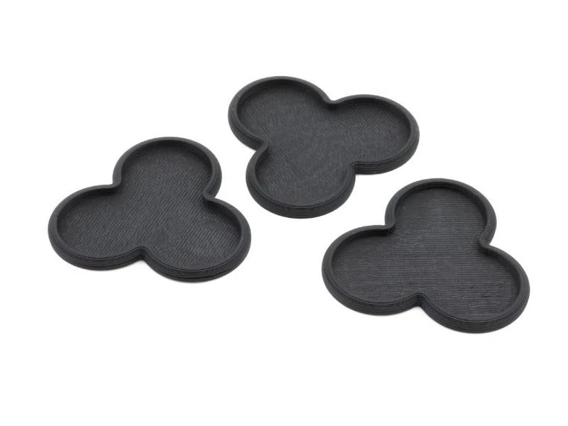 Tabletop Art Movement Tray Rounded Edge 25 mm 3 s Cloud – Schwarz 3 Stk. 3 Tabletop Art Movement Tray Rounded Edge 25 mm 3 s Cloud – Schwarz 3 Stk.