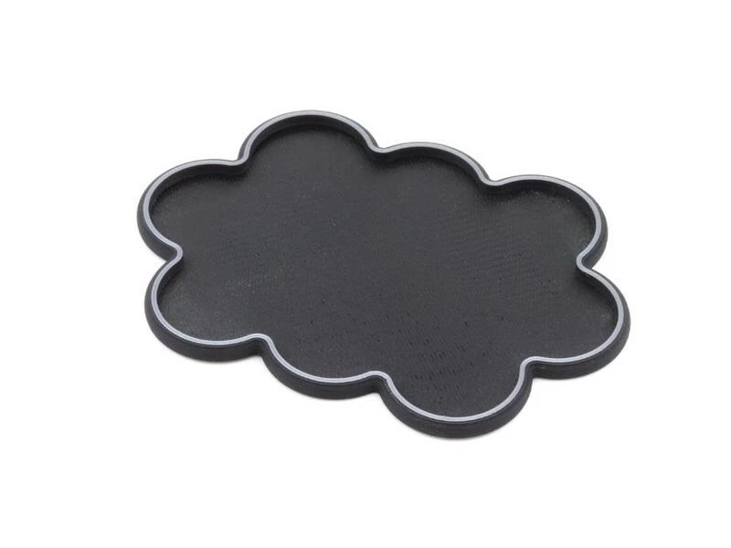 Tabletop Art Movement Tray Rounded Edge 25 mm 10 s Cloud – Silber 3 Tabletop Art Movement Tray Rounded Edge 25 mm 10 s Cloud – Silber