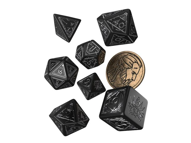 Q Workshop RPG-Würfelset The Witcher: Geralt – The Silver Sword (7) 3 Q Workshop RPG-Würfelset The Witcher: Geralt – The Silver Sword (7)