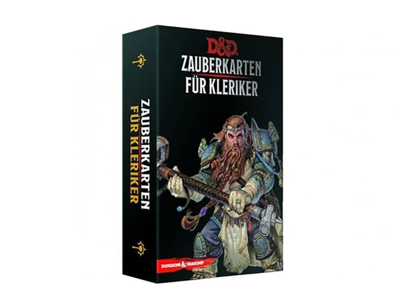 Dungeons & Dragons Spielkarten D&D Zauberkarten für Kleriker -DE- 3 Dungeons & Dragons Spielkarten D&D Zauberkarten für Kleriker -DE-