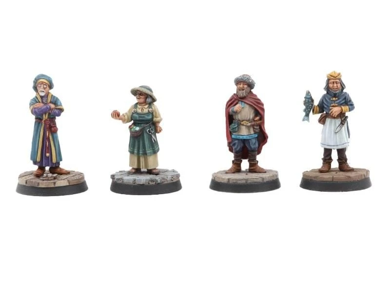 Tabletop Art Miniaturen-Set Townsfolk Merchants Set 2 4 Stk. 3 Tabletop Art Miniaturen-Set Townsfolk Merchants Set 2 4 Stk.