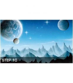 Harder & Steenbeck Schablone Space Landscape