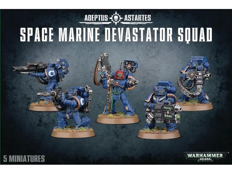 Games Workshop Figurenset Warhammer 40.000 Space Marine Devastator Squad 3 Games Workshop Figurenset Warhammer 40.000 Space Marine Devastator Squad