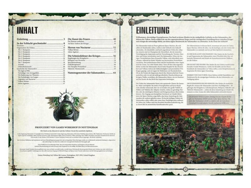 Games Workshop Codex-Ergänzung Warhammer 40.000: Salamanders 4 Games Workshop Codex-Ergänzung Warhammer 40.000: Salamanders – Bild 2