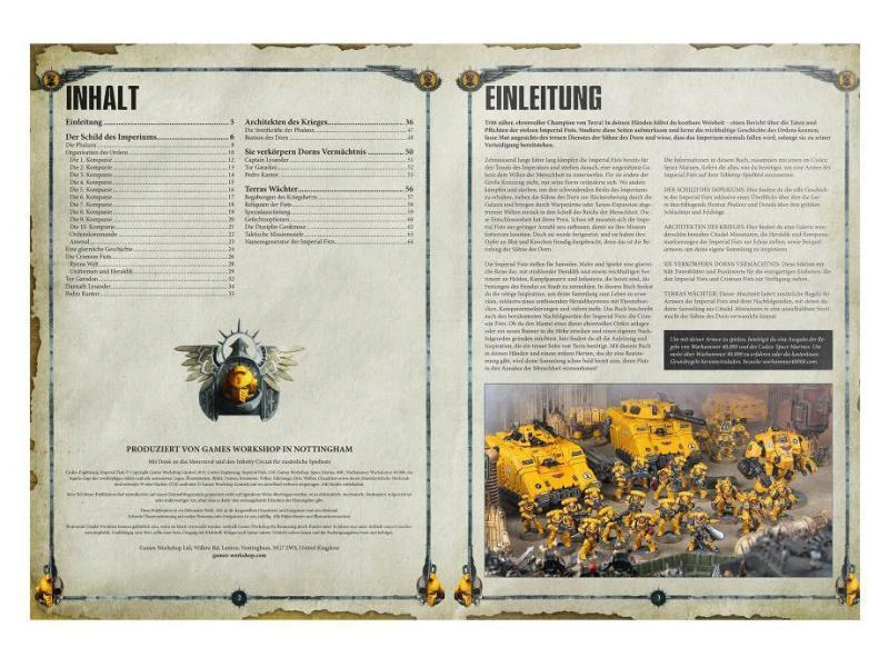Games Workshop Codex-Ergänzung Warhammer 40.000: Imperial Fists 4 Games Workshop Codex-Ergänzung Warhammer 40.000: Imperial Fists – Bild 2