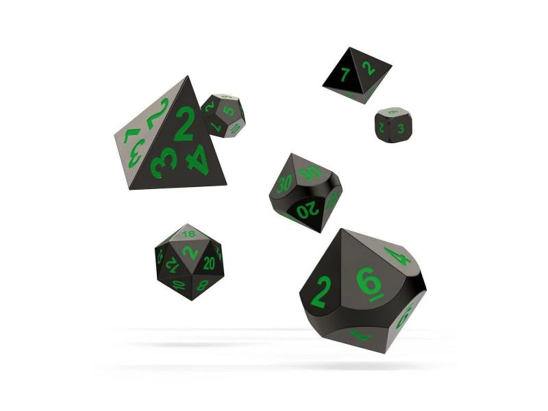 Oakie Doakie Dice RPG-Dice Set: Metal Dice Matrix 4 Oakie Doakie Dice RPG-Dice Set: Metal Dice Matrix – Bild 2