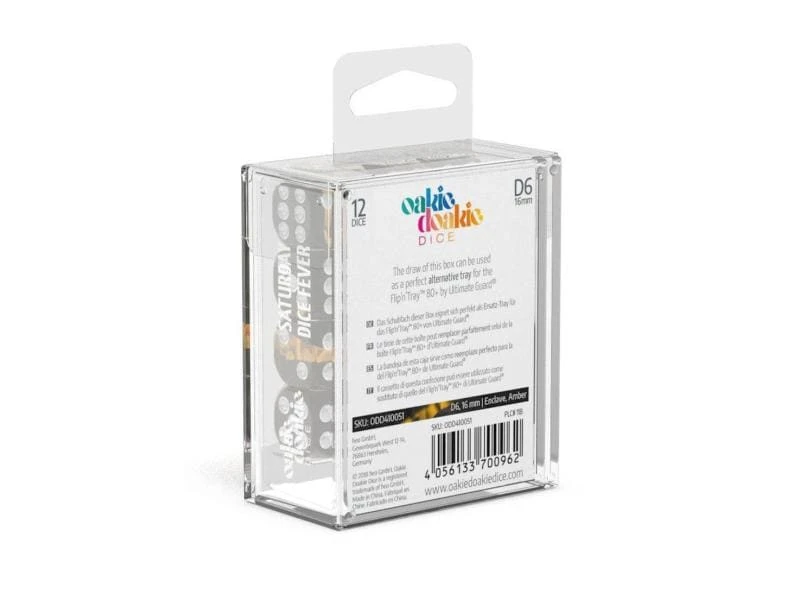 Oakie Doakie Dice 16mm Enclave: Amber 6 Oakie Doakie Dice 16mm Enclave: Amber – Bild 4