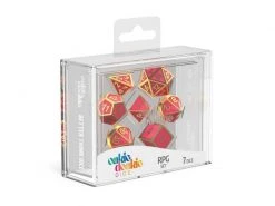 Oakie Doakie Dice RPG-Dice Set: Golden Princess Glow in the Dark