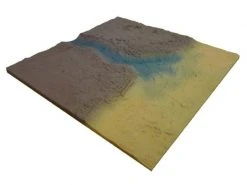 Ziterdes Spielgelände Modular Gaming Table Strand mit Fluss